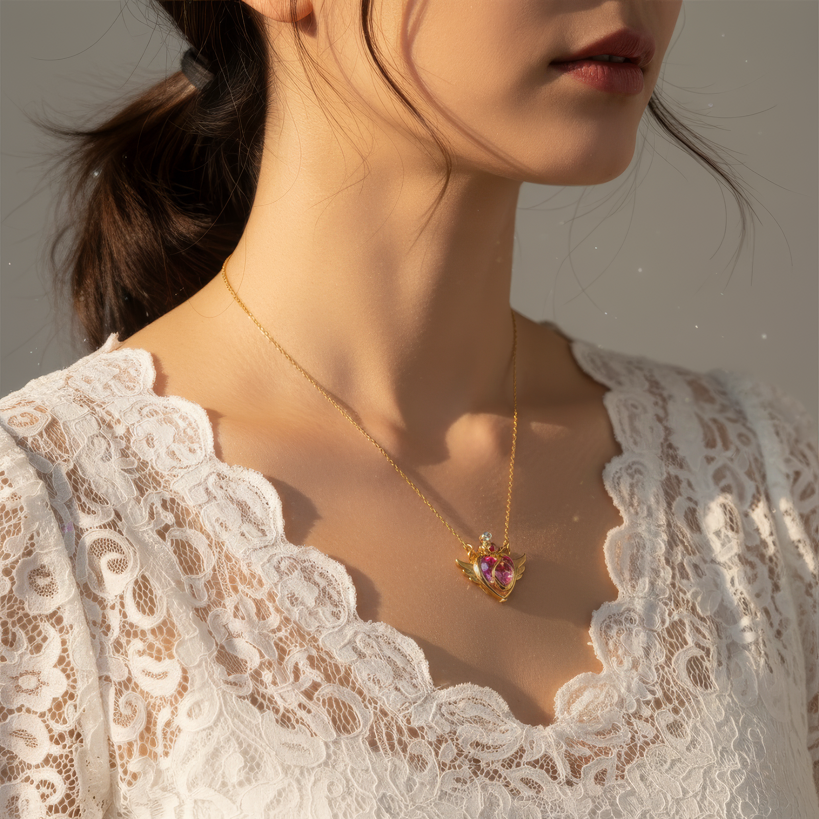 Sailor Moon Heart Necklace