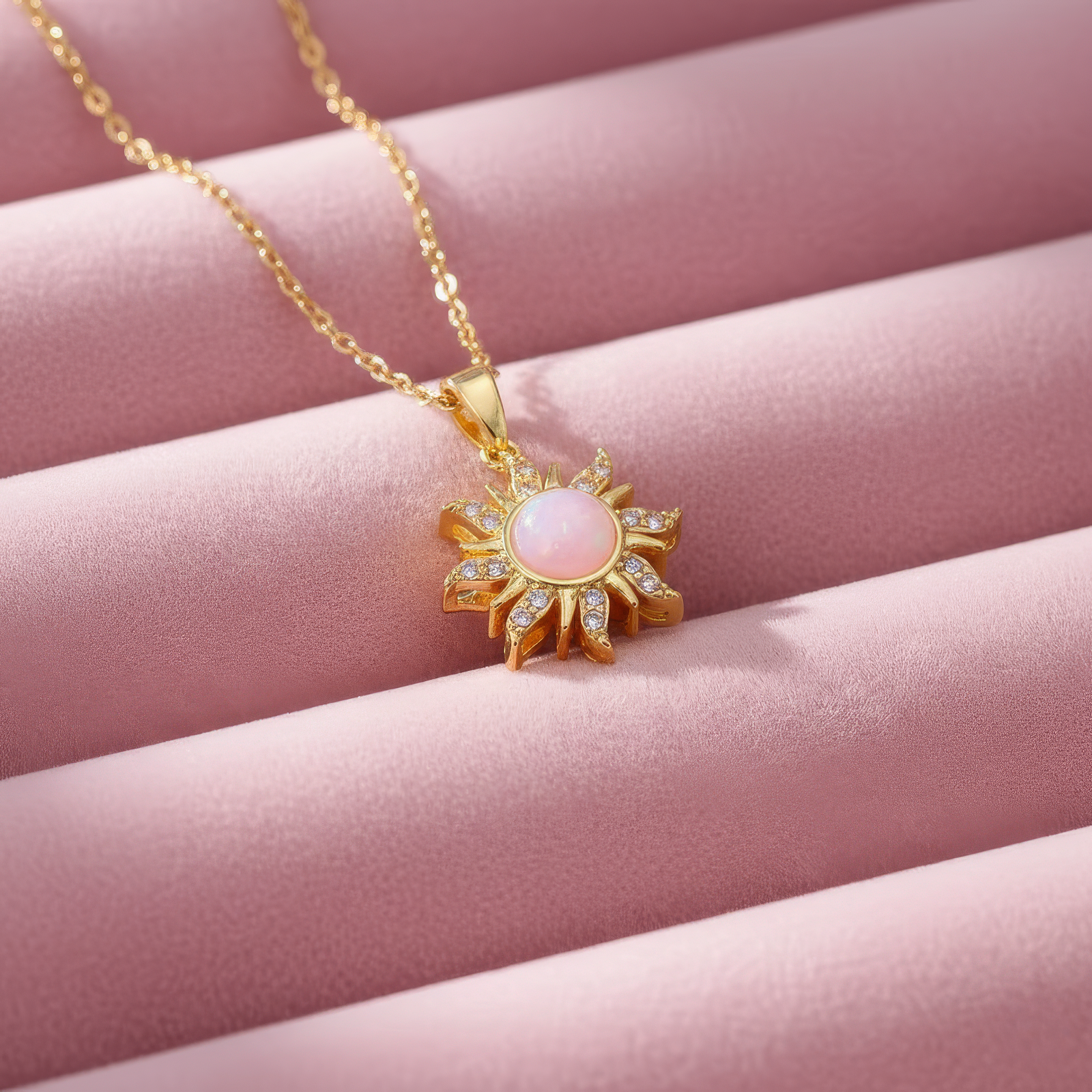 Rapunzel Spinning Sun Necklace
