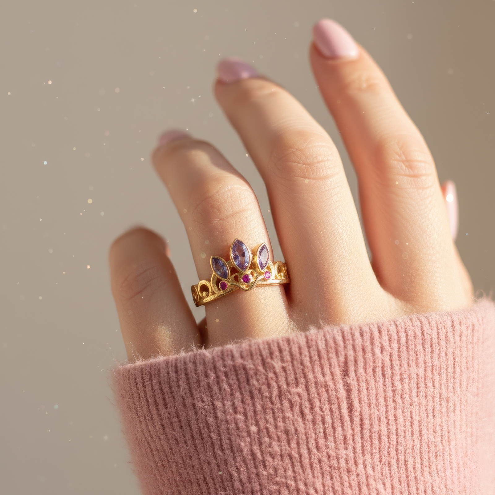 Rapunzel Crown Ring