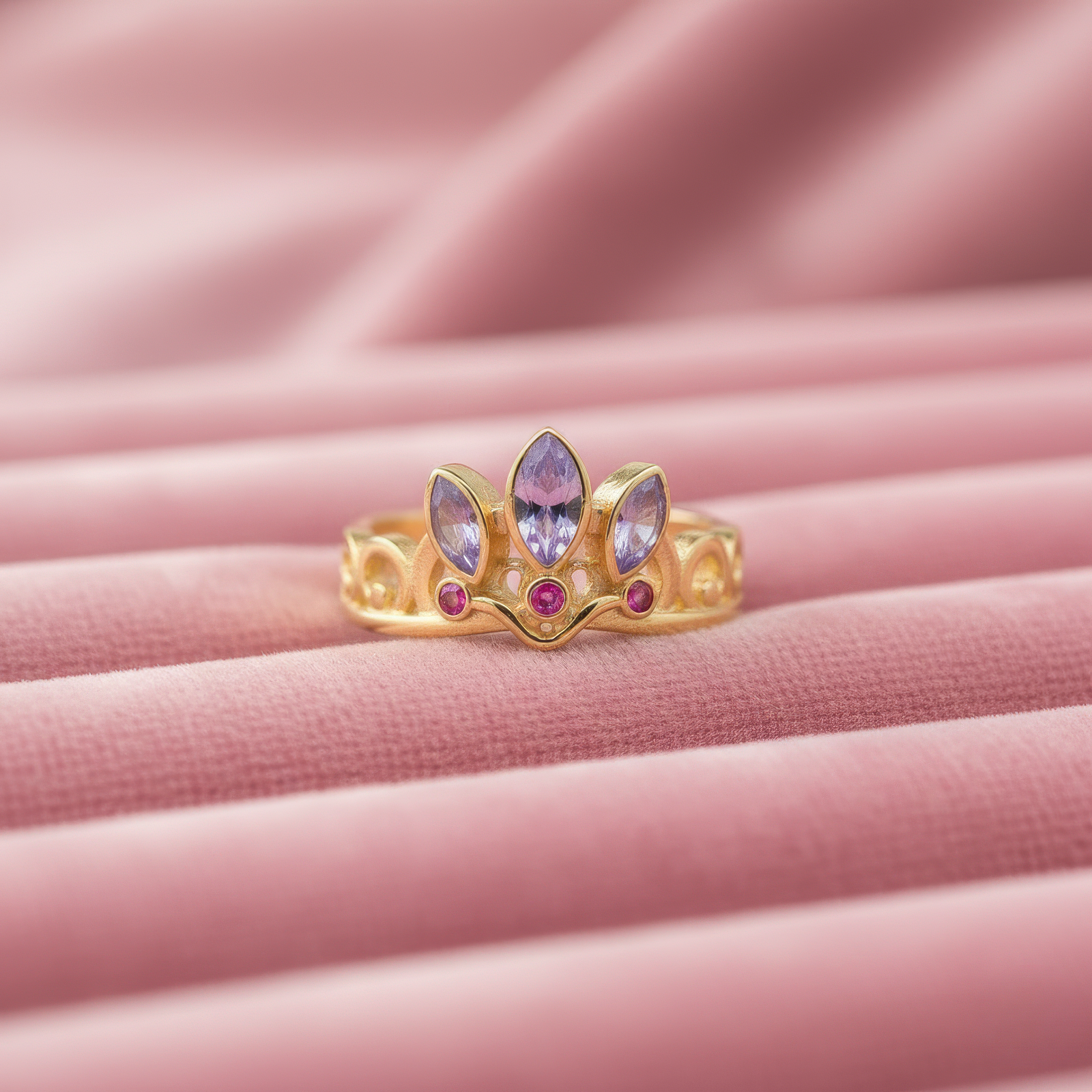 Rapunzel Crown Ring