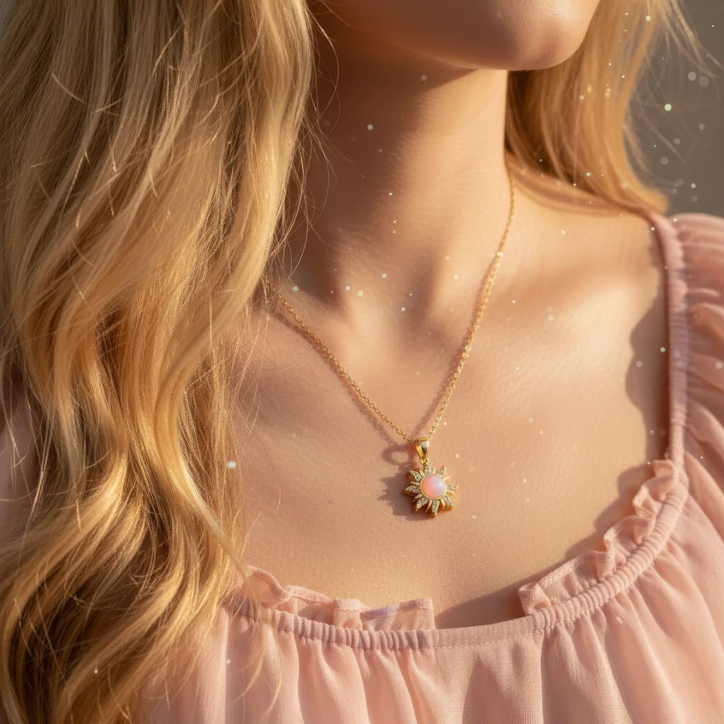 Rapunzel Spinning Sun Necklace